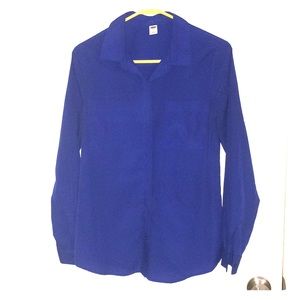 Royal blue blouse!